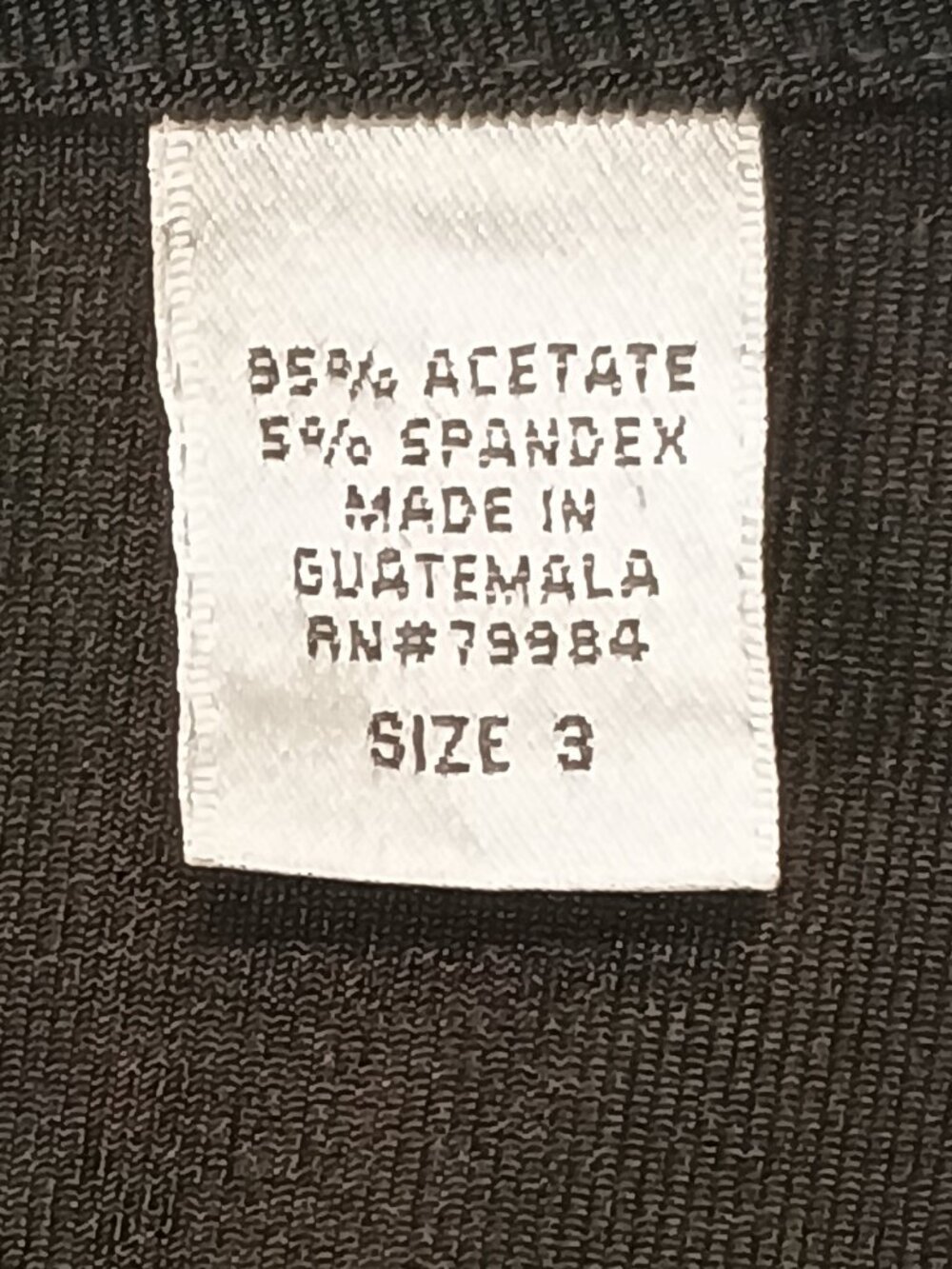 Chico’s Travelers Black Tie Front Jacket Cardigan Contrast Stitch Size 3 XL - Picture 7 of 7
